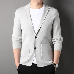 Men's Jackets Sweatshirt Brand Designer Fashion Knitted Cardigan Cool Jacket Classic Casual Korean Wear