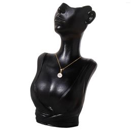 Jewellery Pouches Display Bust Stand Showcase Necklace Model For Bedroom