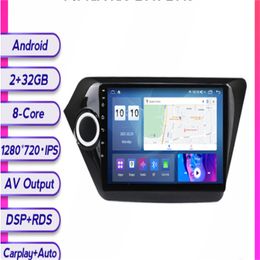 Radio Multimedia con GPS para coche, reproductor de con Android 11, 8 1280x720, compatible con Carplay pa-ra K-ia R-io K2, 2011-2015