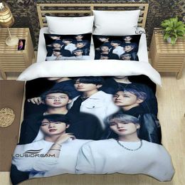 Korean idol combination Bedding Sets exquisite bed supplies set duvet cover bed comforter set bedding set luxury birthday gift L230704