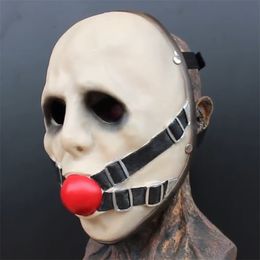 Halloween Carnival Party Mask Props Receipt Day 2 Resin Face Mouth Stuff Ball Game Mask