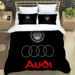 A-Audi Duvet Cover With cases Microfiber Customised Photo 3D Digital Printed Bedding Set Twin Full Queen King L230704