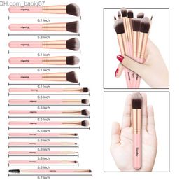 Makeup Brushes 14 piece fashionable Makeup brush set eye shadow powder basic cosmetics beauty soft hair Maquiagem brush tool set Z230725