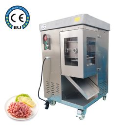 Commercial Electric Food Slicer Fresh Meat Strip Cutter Pork Beef Meat Slicing Machine