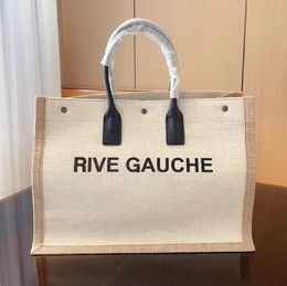 weekend Rive Gauche duffle travel Shoulder Bags Canvas Linen pochette classic bag Women luxurys Designer hand bag Totes shopper mens outdoors CrossBody Clutch Bags