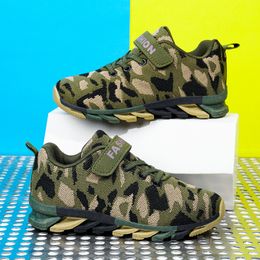 Brand Kids Camouflage Sneakers Breathable Non-slip Children Comfortable Sports Shoes Boys Girls Lightweight Running Tennis Shoes