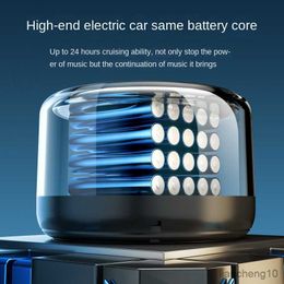 Portable Speakers Portable Speaker Mini Bluetooth Speaker with Light Support Suitable for Card FM Aux Mobile Phone PC Playback Ship R230725