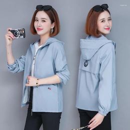 Women's Trench Coats Spring Autumn Windbreaker 2023 Jacket Women Short Coat Korean Casual Loose Baseball Uniform Ladies