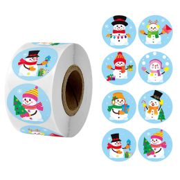 500pcs Merry Christmas Theme Theme Sceed Labels Sticker