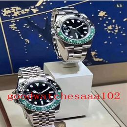 new version Left-Handed Mens Watches 40mm GMT CAL 3186 126720 126720VTNR-0001 Cerachrom 904L Steel CAL 3285 Movement Mechanical Au2365