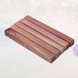 Storage Boxes 10 Pcs Wardrobe Cedar Wood Bug Natural Drawer Cedarwood Wooden Blocks