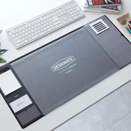 New Multifunction Large Mouse Pad Computer Anti-Slip Desk Mouse Mat Waterproof Protector with Movable Calendar Board Pockets