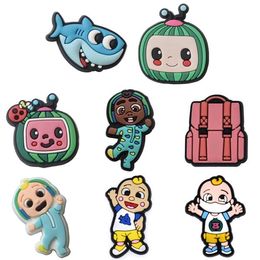 Shoe Parts Accessories Wholesale Summer Shoes Charm Cartoon Characters Charms For Clog Pvc Garden Drop Delivery