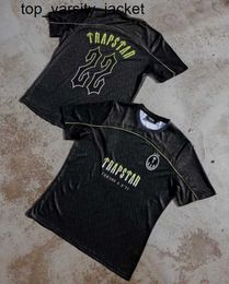 2023 designer Trapstar Men's T-Shirts Street Fashion Brand Gradient Sports Short Sleeve Basketball Shirt Soccer Breathable Training mens womens T-shirt