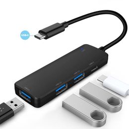 4-In-1 USB HUB 4 USB Ports External Splitter with type-c Port Charging for iMac Laptop Computer Accessories HUB TYPE-C Adapter221d