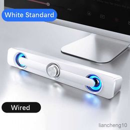 Portable Speakers Wired Powerful Computer Speaker Bar Stereo Subwoofer Bass Speaker Surround Sound For PC Laptop Phone Tablet R230727