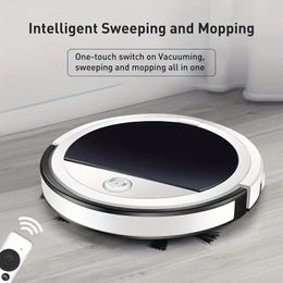 1pc, 2800Pa Smart Vacuum Cleaner Robotic Vacuum Cleaner Automatically Sweep Your Home With ThePress Of A Button, Four Control Modes WithRemote Control