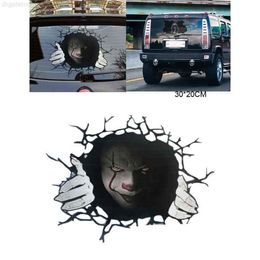 Horror Halloween Pattern Stickers Personalised Design Car Door Window Exterior Body Decorative Stickers for Adults332U