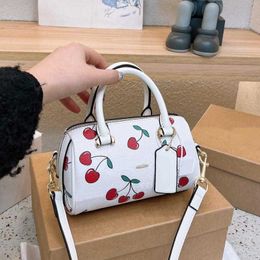 COABAG Cherry Print Shoulder Bag Luxurys Handbags Cross Body Designer Bags Small Pillow Bag Women Fashion Classic Tote Bag Purse Handbag Wallet