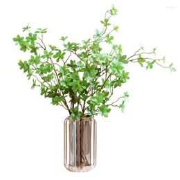 Decorative Flowers Janpaese Enkianthus Perulatus Green Spring Grass 100CM Dining-Table Decoration Artificial Plant Wedding Flower Party -