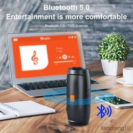Portable Speakers Bluetooth Speaker Dual Speaker Stereo Outdoor Playback Broadcasting Portable Subwoofer Wireless Speaker R230727