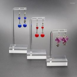 Jewellery Pouches Simple Earring Stand Earrings Display Acrylic Props Silver Jade Storage