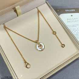 Brand Copper coin Necklace Classic Designer Jewellery for Women Rose gold and white gold Pendant 316L Titanium Steel Luxury Brand chain Party wedding gift.
