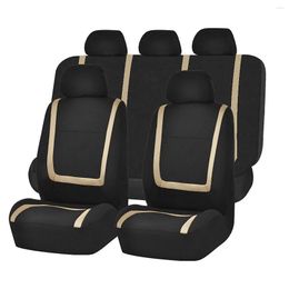 Car Seat Covers Cover Front Rear Bench Polyester Protector Easy To Install Split Type Classic