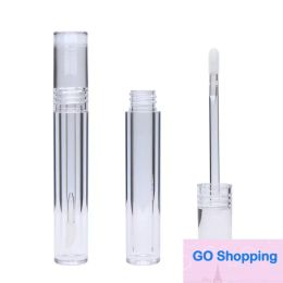 Top Quality Lip Gloss Tubes Empty 5ML Lipgloss Tubes Round Transparent Lip Gloss Tubes With Wand Empty Clear Lipstick Lip Glaze Tube Wholesale