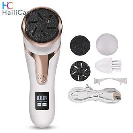 Foot Rasps Hailicare Electric Callus Remover Kit Rechargeable Callous Removers Portable File for Dead Hard Skin Pedicure Tools 230726
