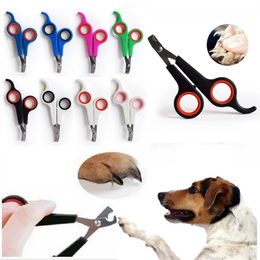 Dog Grooming supplies stainless steel head Cat Dogs nails clippers Pet nail scissors pets nail-clipper T9I002391