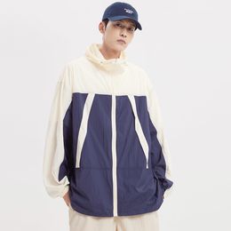 Mens Jackets Jacket Ropa Korean Fashion Men Clothing Y2k For Techwear Hooded Clothes Long Sleeve Summer Sunscreen Thin Tops 230725