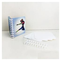 Sublimation Blanks Blank Po Book Album Frp Loose Leaf Double Sides Printing Books For Heat Press Drop Delivery Office School Business Dhaqf