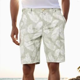 Men's Shorts Mens Summer Print Zipper Buckle Pants Harajuku Jogging Beach Short Trousers Bottoms Loose Pantalones Cortos