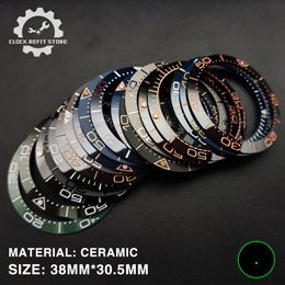Other Watches Clock Modification 38mm Bezel 300 Series High Quality Luminous Ceramic Insert Ring Inner Diameter 30 5mm Fits 40mm Men s Watch 230725