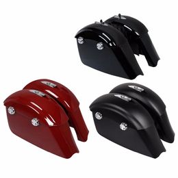 Saddle Bags Electronic Latch Lid Fit For Chieftain Dark Horse Roadmaster Springfield Three Color Available256e