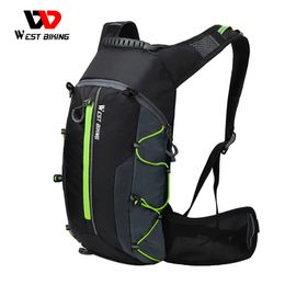 Panniers Bags WEST BIKING Waterproof Bicycle Bag Reflective Outdoor Sport Backpack Mountaineering Climbing Travel Hiking Cycling Bag Backpack 230725