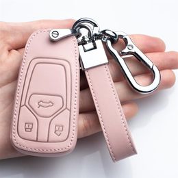 key bag for Audi a4l a6l a3 q5l a8 a7 q3 q5 q7 tt leather Smart Remote key Case Cover Holder313B