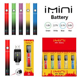 Preheat Battery 380mah Vape mod Variable Voltage 510 Thread Vape Battery For Atomizers Cartridges Vapers Batteries kit with Display Packaging USA Local Warehouse
