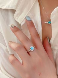 2023 Korean New Product Trend Popular Simple and Versatile Round Shape Aobao Ring