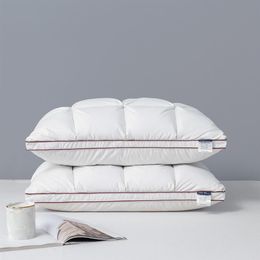 Peter Khanun 48 74cm Brand Design 3D Bread White Duck Goose Down Feather Pillows for Sleeping Bed Pillows Home Textile 014 T200729182O