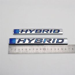 HYBRID Emblem Sticker Car Body Decoration Nameplate Auto Logo Badge Decal For Honda Accord Hyundai Toyota Lexus293G