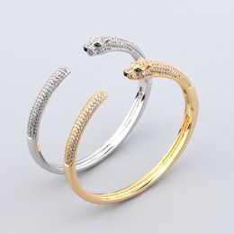 rd 18k gold sliver plated bangle bracelets for women men open charm infinity diamond tennis bracelet Luxury designer jewelry Party Wedding gifts couple cool