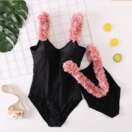 Family Matching Outfits Mother Daughter Swimsuits Flower Mommy And Me Swimwear Bikini Family Look Mom And Daughter Bathing Suit Family Matching Clothes 230725