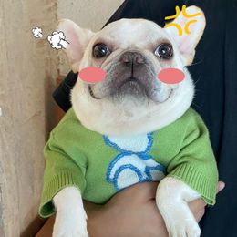 Dog Cute Knitted Sweater Fashion High Quality Soft Schnauzer French Bulldog Corgi Teddy Cats Autumn Winter Sweaters