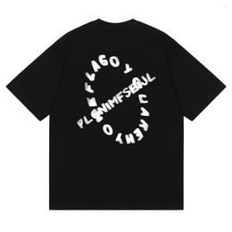 Men's T Shirts Letters LACIBLE Graphic Harajuku Missing Streetwear Oversized Loose Casual Cotton Tees Men Summer Short Sleeve