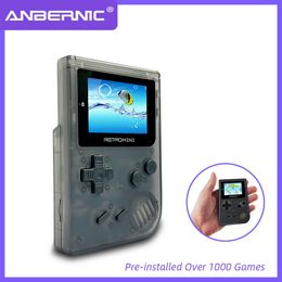 Portable Game Players Anbernic Retro Mini Portable Pocket Game Emulators Handled Game Retro Game Console 2 Inch Screen 1169 Games Gift For Kids 230726