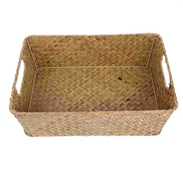 Dinnerware Sets Woven Tray Handmade Bread Container Decorative Baskets Bowls Hyacinth Storage Basket Rattan