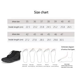 Boots 1pair Winter Warm Hiking Boots Unisex Hightop Barefoot Shoes Nonslip Breathable Rubber Running Barefoot Shoes for Outdoor Walk