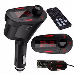 New Car MP3 Player bluetooth kit FM Transmitter Modulator USB MMC LCD with remote selling233E